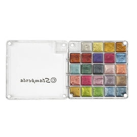 Stamperia - Metallic Watercolour Paint Set - 3"x3" Box (24 Colours)