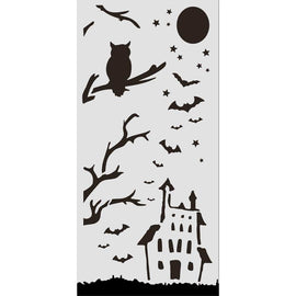Stamperia - Halloween - Stencil 12x25cm - House & Owl