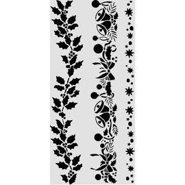 Stamperia - Classic Christmas - Stencil 12x25cm - Christmas Borders
