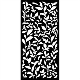 Stamperia - Create Happiness Secret Diary - Stencil 12x25cm - Leaves Pattern