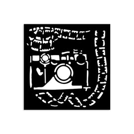 Stamperia - Art of Travelling - Stencil 12x12cm - Photography