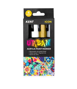 Kent - Urban Paint Markers - Icon - Pack of 4