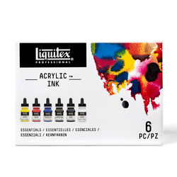 Liquitex - Acrylic Ink - Essentials Set (6 Colours)