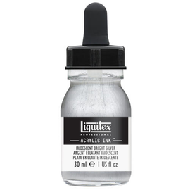 Liquitex - Acrylic Ink - Iridescent Bright Silver (30ml)