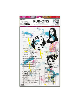 Ranger - Dina Wakley Media - Rub-Ons - On Their Mind