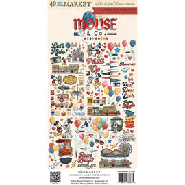 **Pre-Order** 49 and Market - Mouse & Co - Laser Cut Elements (Ephemera) (ETA End Sep 26)