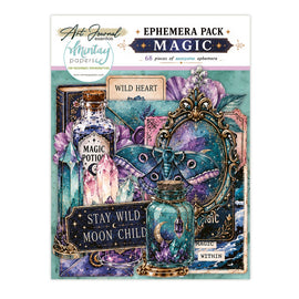 **Pre-Order** Mintay - Art Journal Essentials - Ephemera "Magic" (68pcs) (ETA Beg Aug 26)