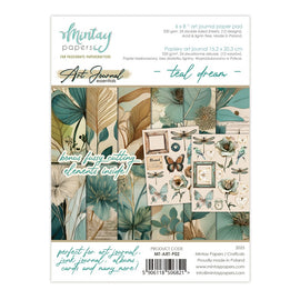 Mintay - Art Journal Essentials - 6x8 Paper Pad "Teal Dream"