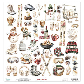 Mintay - 12x12 Basic Elements (Cut Aparts) - Winter Time