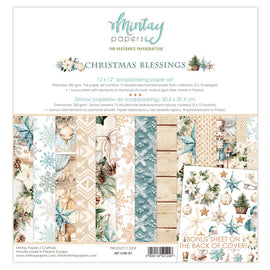 Mintay - Christmas Blessings - 12x12 Paper Pack