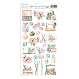 Mintay - In My Craftroom - 6x12 Paper Stickers "Elements"
