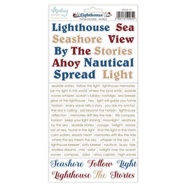 Mintay - Lighthouse - 6x12 Paper Stickers "Words"