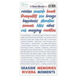 Mintay - Riviera Moments - 6x12 Paper Stickers "Words"