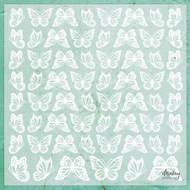 Mintay - 12x12 Decorative Vellum - Butterflies