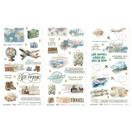 **Pre-Order** 49 and Market - Travel Diaries - 6x12 Blendable Rub-on Transfer Set (ETA Mid to End May 26)