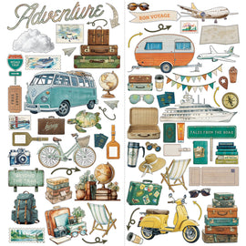 **Pre-Order** 49 and Market - Travel Diaries - Laser Cut Elements (Ephemera) (ETA Mid to End May 26)