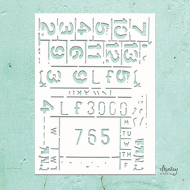 Mintay Kreativa - Stencil "Mixed 3"