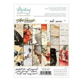 Mintay - Art Journal Essentials - 6x8 Paper Pad "Ink Aura"