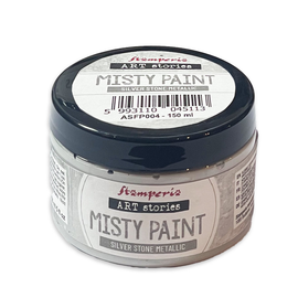 Stamperia - Art Stories - Misty Paint Metallic "Silver Stone" 150ml