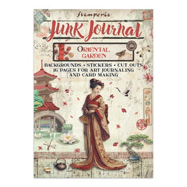 Stamperia - Oriental Garden - Junk Journal Book (Backgrounds, Stickers & Lasercuts) (16 Pages)