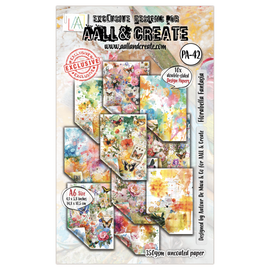 AALL & Create - A6 Design Paper #42 - Florabella Fantasia
