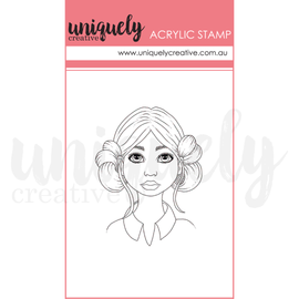 Uniquely Creative - Wisteria Lane - Mini Acrylic Stamp - Primrose