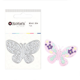 Rosie's Studio - Mini Die - Folk Butterfly