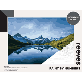 Reeves - Paint by Number - Mountain Scape - 12"x16"