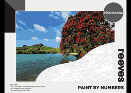 Reeves - Paint by Number - NZ Pohutakawa Bay - 12"x16"