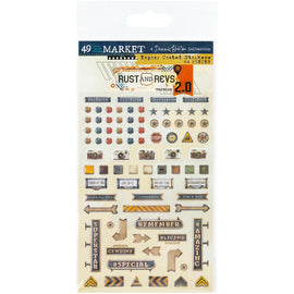 **Pre-Order** 49 and Market - Rust & Revs 2.0 - Wishing Bubbles Epoxy Stickers (ETA Mid to End April 25)