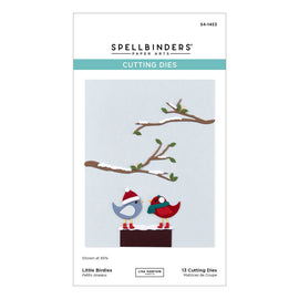 Spellbinders - Cutting Dies by Lisa Horton - Little Birdies Etched Dies