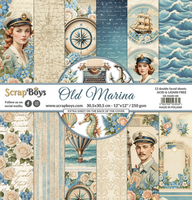 Scrapboys - Old Marina - 12x12 Paper Pad