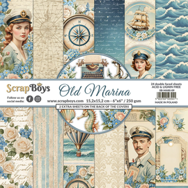 Scrapboys - Old Marina - 6x6 Paper Pad