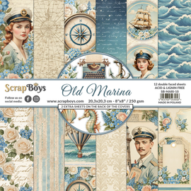 Scrapboys - Old Marina - 8x8 Paper Pad