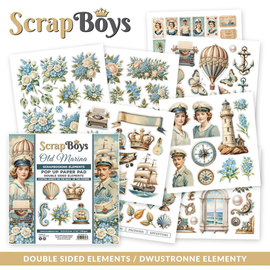 Scrapboys - Old Marina - 6x6 Pop Up (Fussy Cutting) Paper Pad