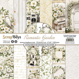 Scrapboys - Romantic Garden - 6x6 Paper Pad