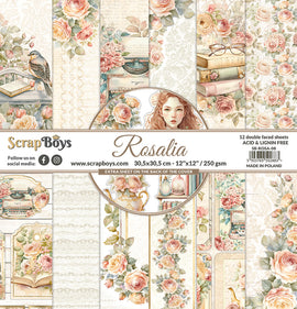 Scrapboys - Rosalia - 12 x 12 Paper Pad