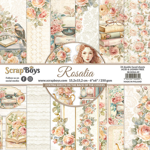 Scrapboys - Rosalia - 6x6 Paper Pad