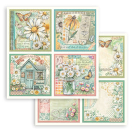 **Pre-Order** Stamperia - Daisy Art - 12x12 Paper "4 Cards" (ETA Late Feb 26)