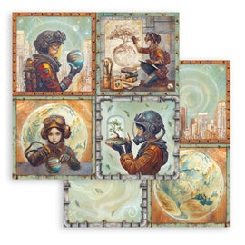 Stamperia - A New Beginning - 12x12 Paper "4 Cards"