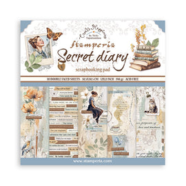 Stamperia - Create Happiness Secret Diary - 12x12 Paper Pack