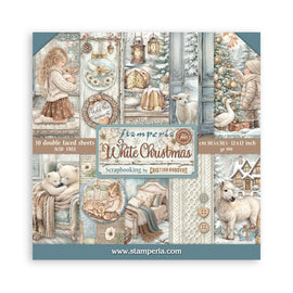 Stamperia - White Christmas - 12x12 Paper Pack
