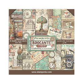 Stamperia - Brocante Antiques - 8x8 Paper Pack