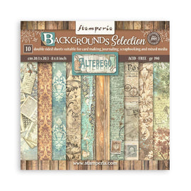 Stamperia - Alterego - 8x8 Paper Pack "Backgrounds"