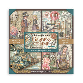 Stamperia - Gardens of Time - 8x8 Maxi Paper Pack (22 S/S Sheets)