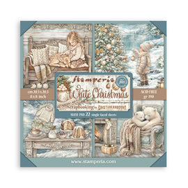 Stamperia - White Christmas - 8x8 Maxi Paper Pack (22 S/S Sheets)