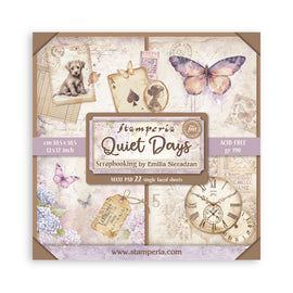 Stamperia - Quiet Days - 12x12 Maxi Pad (22 S/S Sheets)