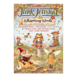 Stamperia - Whispering Woods - Junk Journal Book (Backgrounds, Stickers & Lasercuts) (16 Pages)