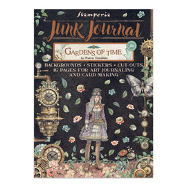 Stamperia - Gardens of Time - Junk Journal Book (Backgrounds, Stickers & Lasercuts) (16 Pages)