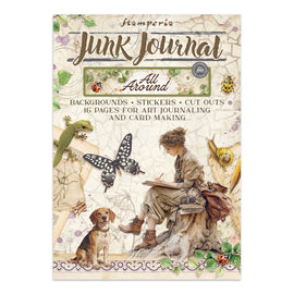 Stamperia - All Around - Junk Journal Book (Backgrounds, Stickers & Lasercuts) (16 Pages)